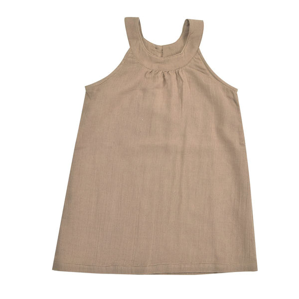 Taupe Sun Dress by Pigeon at Crane and Kind