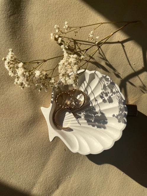 Handmade Scallop Shell Trinket Dish