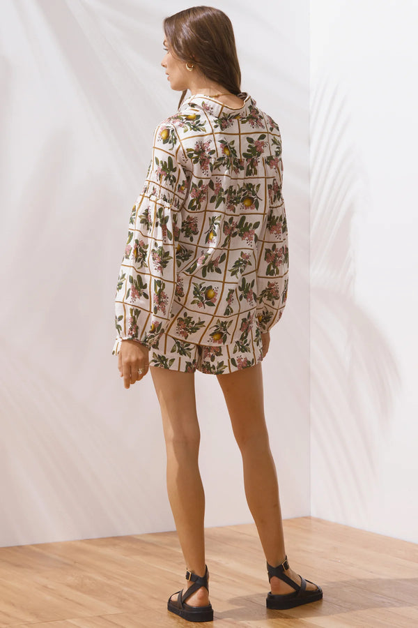 The Lucie Shirt - Botanical