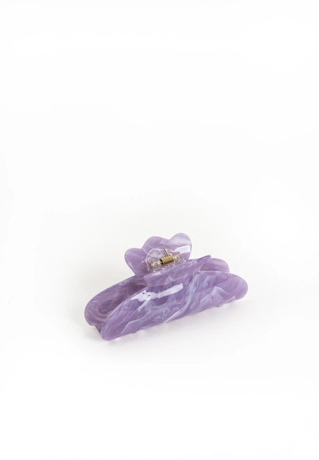 Resin Hair Claw in Lilac