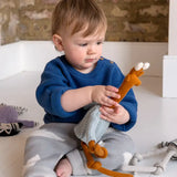 Giraffe Cotton Knit Stuffed Ragdoll