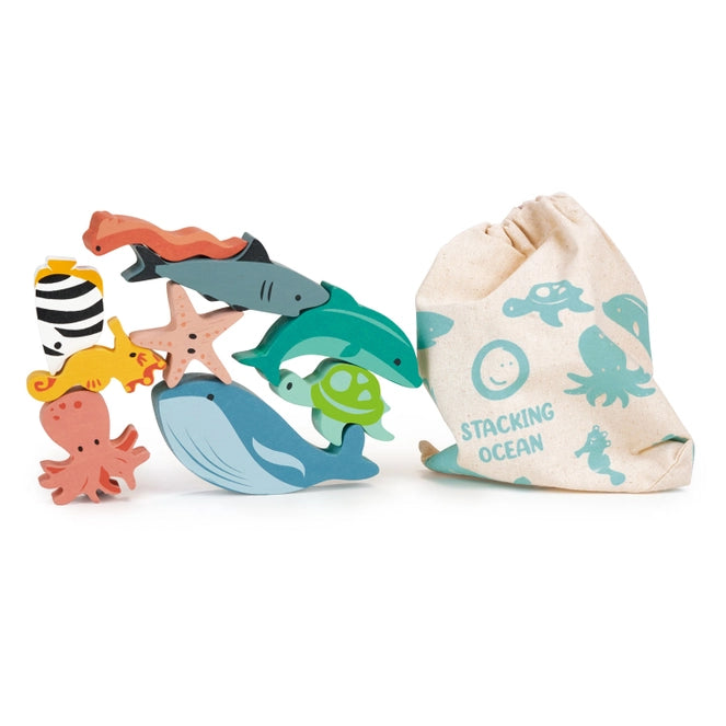 Wooden Ocean Stacking Toy