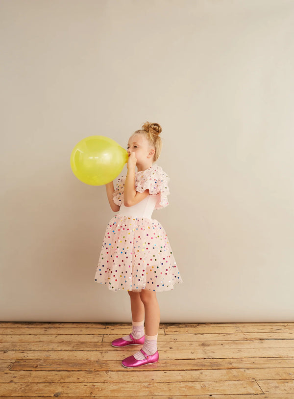 Pink Spot Tutu Dress