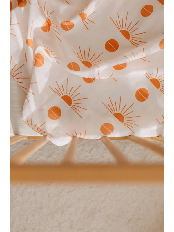 Sunshine Muslin Swaddle Blanket