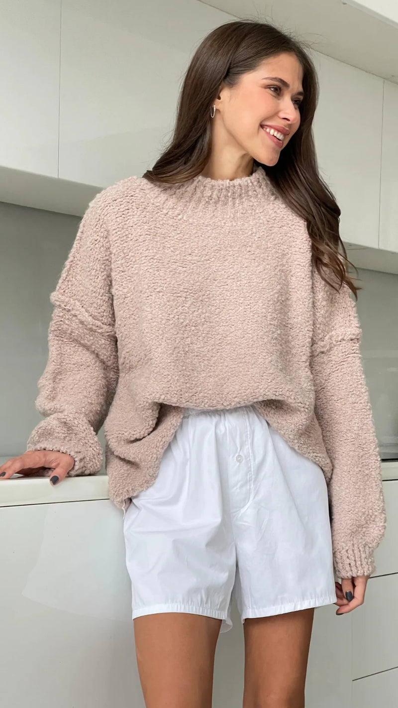 Jessica Sweater - Antique Pink