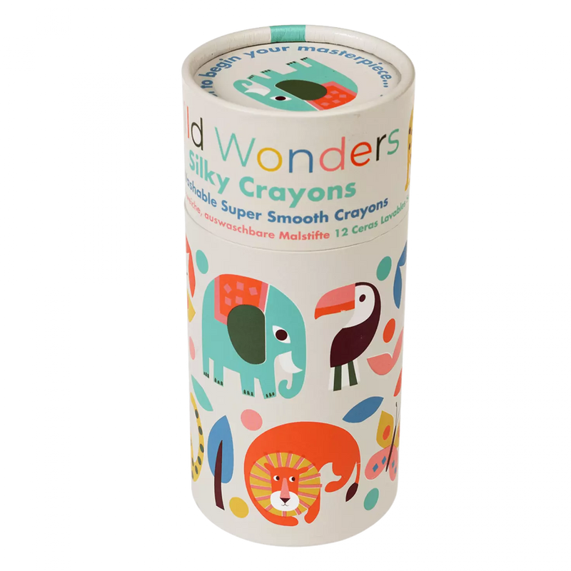 12 Set Silky Crayons - Wild Wonders