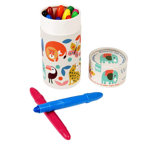 12 Set Silky Crayons - Wild Wonders