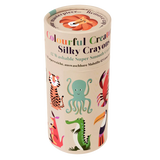 12 Set Silky Crayons - Colourful Creatures