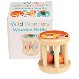 Wooden Rattle - Wild Wonders