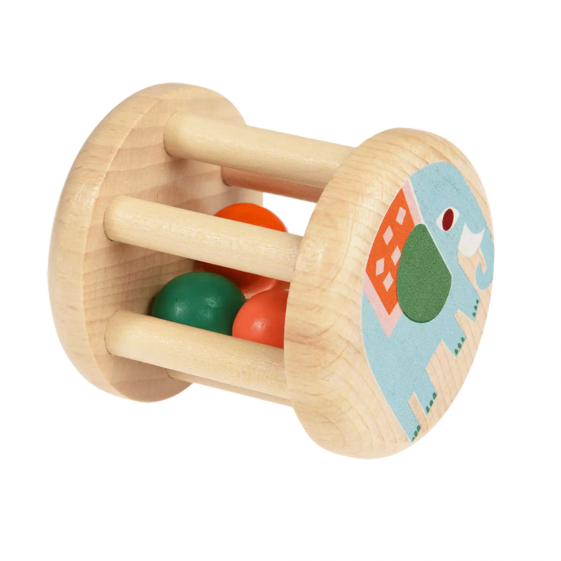 Wooden Rattle - Wild Wonders