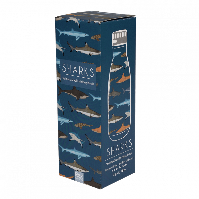 Stainless Steel Bottle 260ml - Sharks