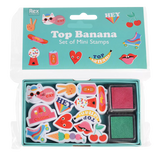 Set of Mini Stamps - Top Banana