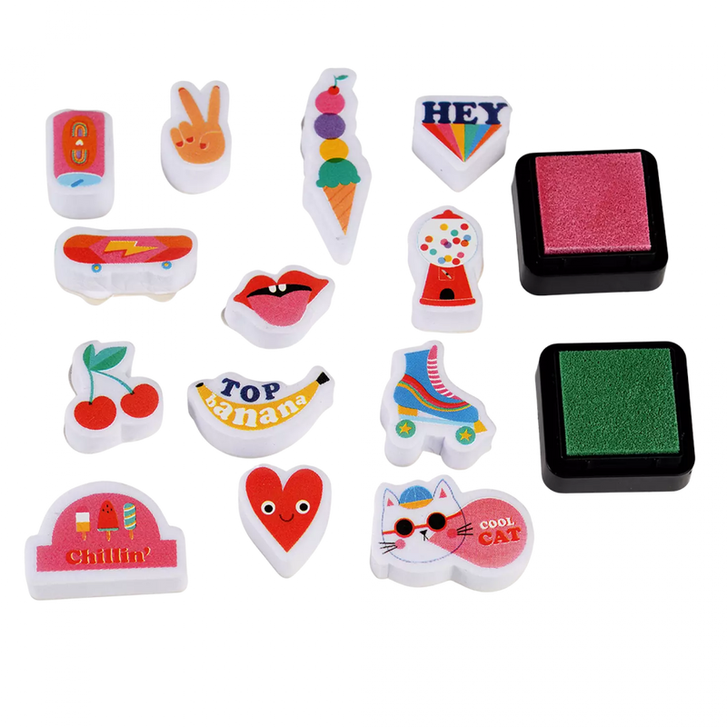 Set of Mini Stamps - Top Banana