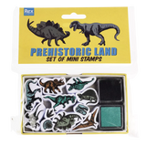 Set of Mini Stamps - Prehistoric Land