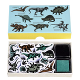 Set of Mini Stamps - Prehistoric Land