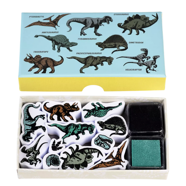 Set of Mini Stamps - Prehistoric Land