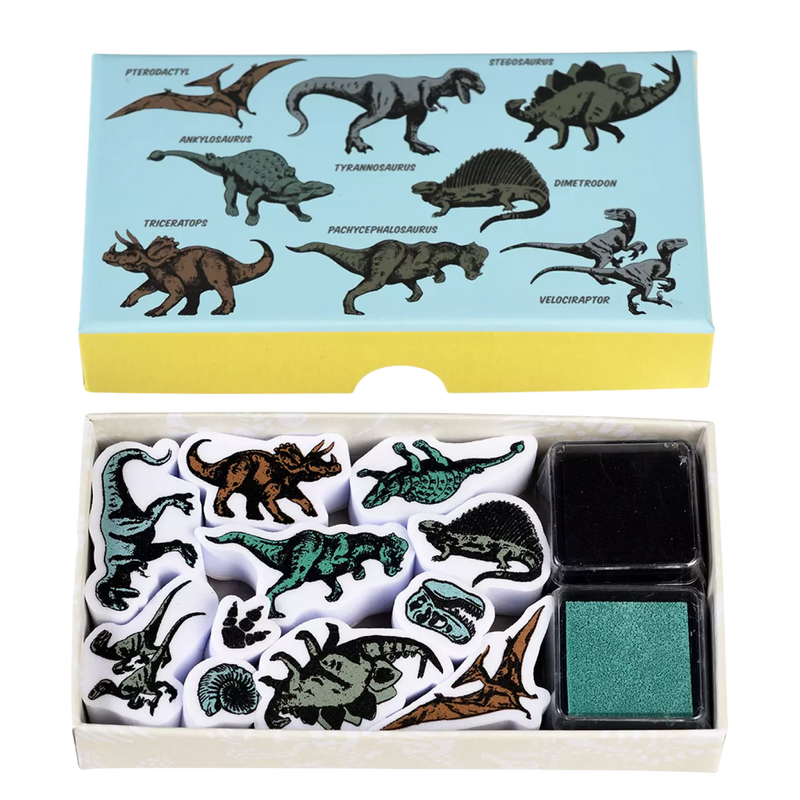 Set of Mini Stamps - Prehistoric Land