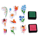 Set of Mini Stamps - Fairies in the Garden