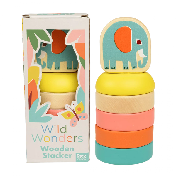 Wooden Stacker - Wild Wonders