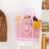 Amelie Basket: Pink, Aqua or Cream