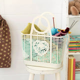 Amelie Basket: Pink, Aqua or Cream