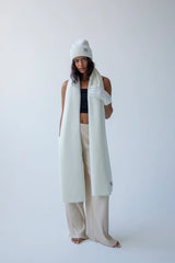 Recycled Bottle Beanie Hat - Winter White