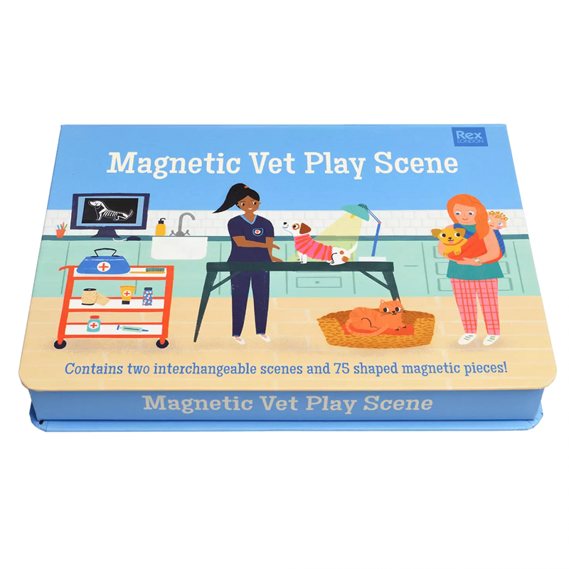 Magnetic Vet Play Scene