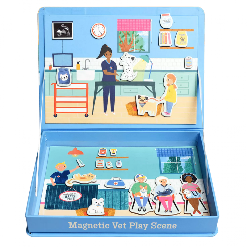 Magnetic Vet Play Scene