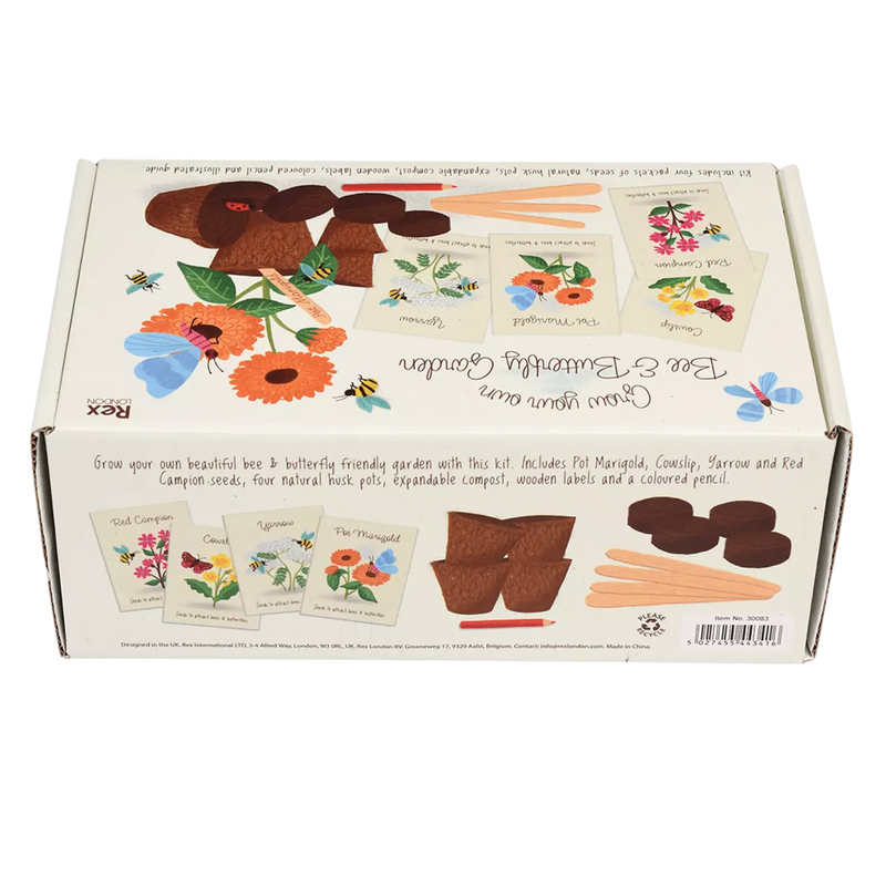 Grow Your Own Bee and Butterfly Garden Kit