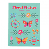Floral Flutter Temporary Tattoos (2 Sheets)