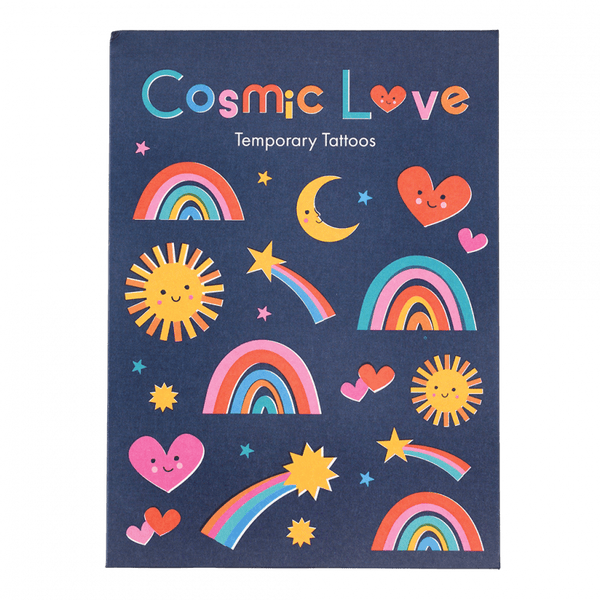 Cosmic Love Temporary Tattoos (2 Sheets)