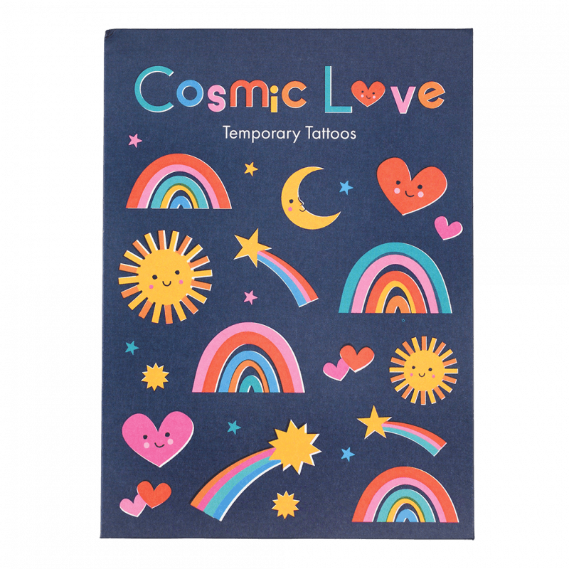 Cosmic Love Temporary Tattoos (2 Sheets)