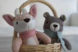 Fred Bear Knitted Soft Toy