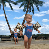 2-6y Swim Wings - Leopard Print