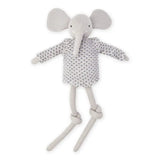 Elephant Cotton Knit Stuffed Ragdoll