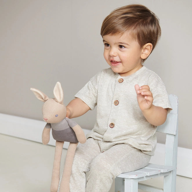 Bunny Doll - Taupe & Grey