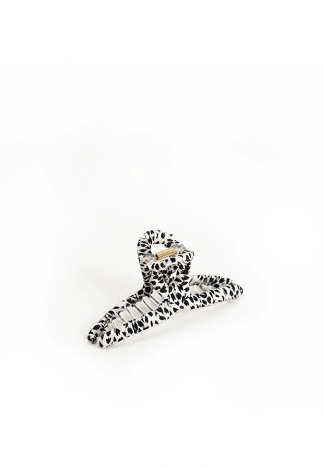 Twist Hair Claw in Zebra Print