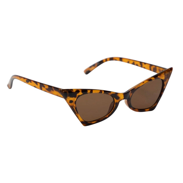 Pointed Cat Eye Sunglasses - Tortoiseshell