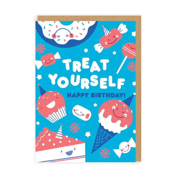 Treat Yourself Birthday Card