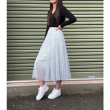 Pistachio Green Tulle Skirt