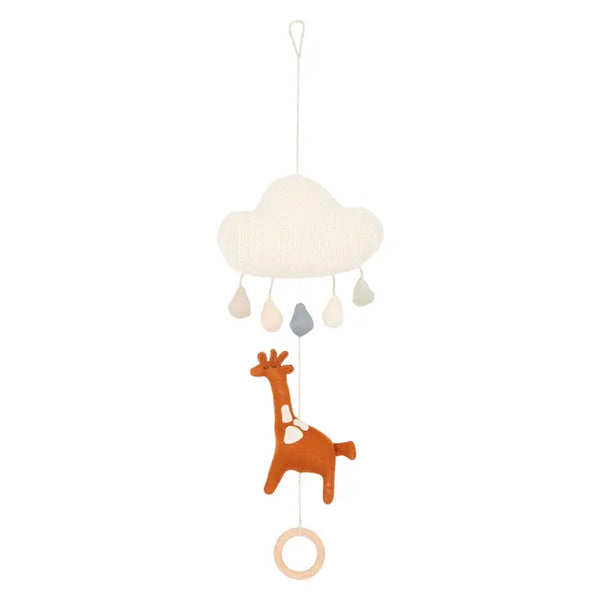 Giraffe Baby Cot Nursery Musical Mobile