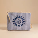 Corduroy Pouch - Seafoam Blue