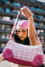 Rectangle Sunglasses - Pink
