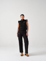 Elodie Full Length Jeans - Black Denim