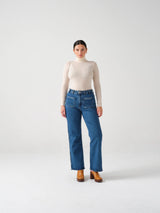 Mabel Patched Pocket Jeans - Vintage Americana