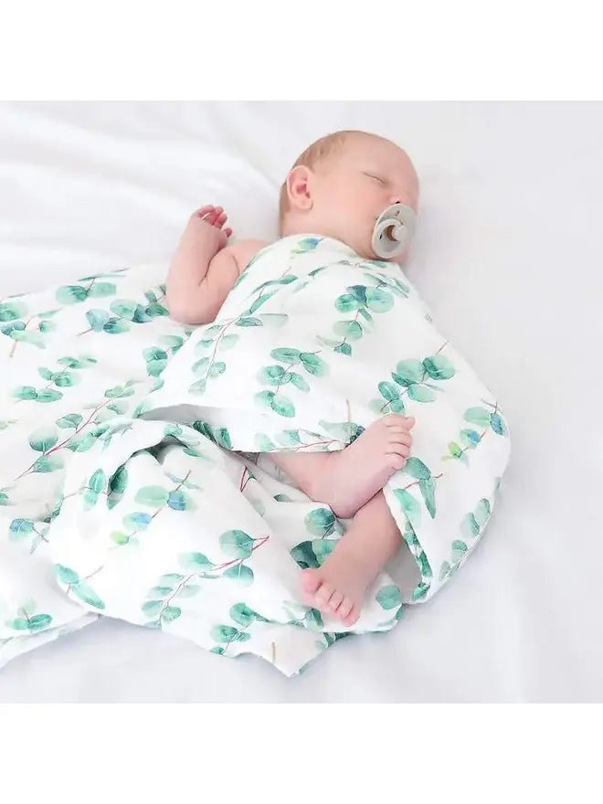 Eucalyptus Muslin Swaddle Blanket