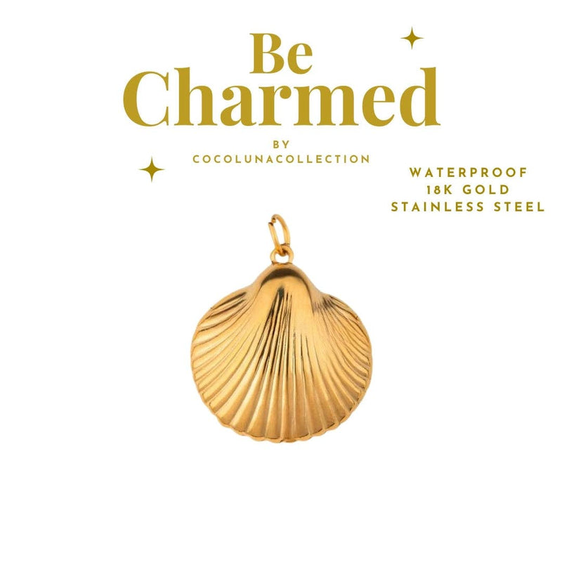 Golden Shell Jewellery Charm
