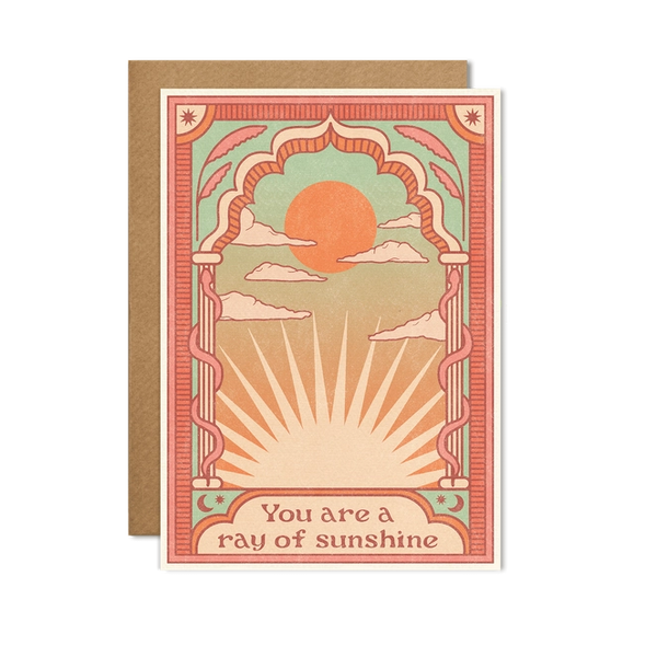 You're a Ray of Sunshine Card