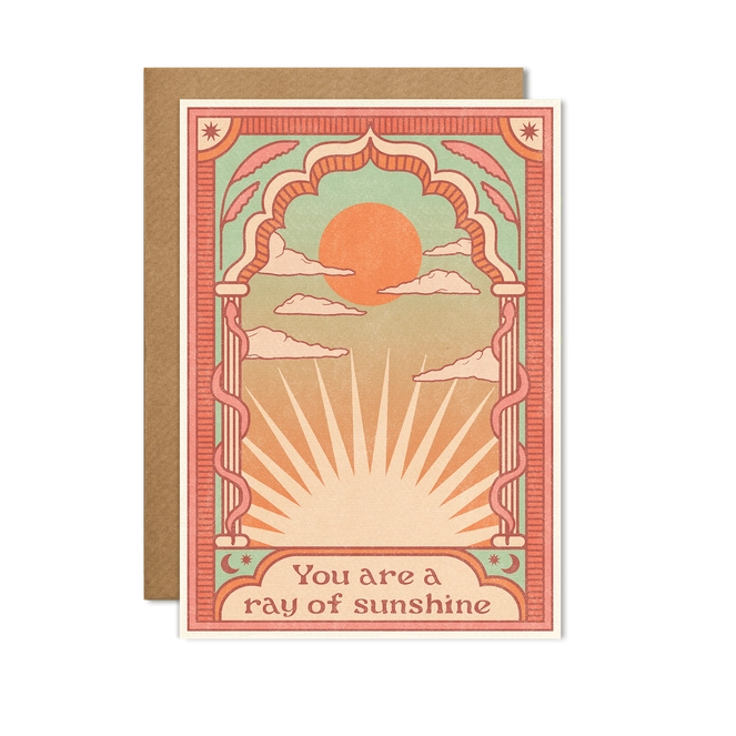 You're a Ray of Sunshine Card