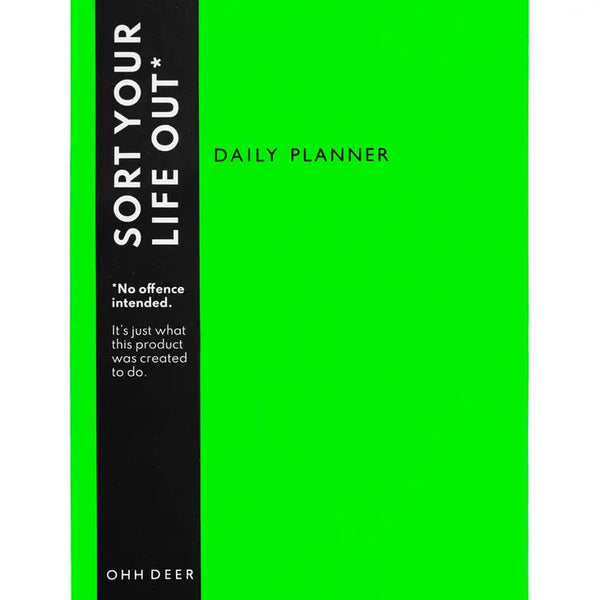 Daily Planner A5 - Neon Green